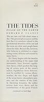 The Tides Pulse of the Earth 0385013760 Book Cover