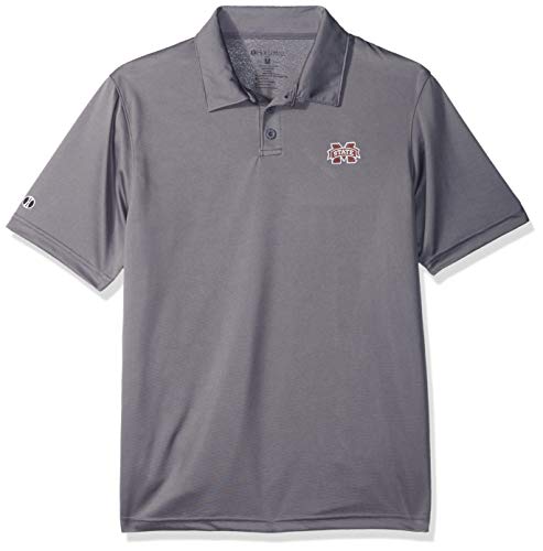 Ouray Sportswear NCAA Mississippi State Bulldogs Men s Shift Polo, Graphite, X-Large