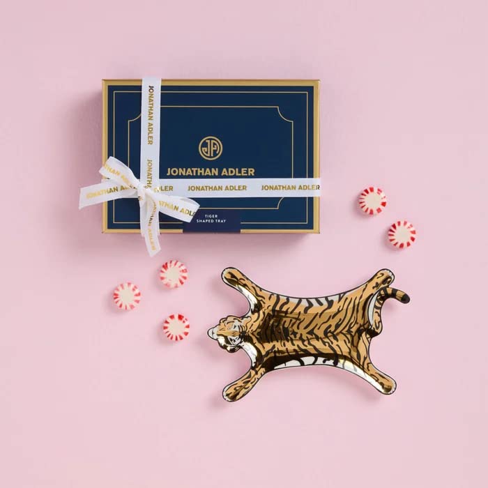 Amazon.com: Jonathan Adler Glittering Gold Tiger Shaped Stacking