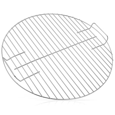 Replacement Cooking Grate, Fits 22 inch Weber Charcoal Grills (22" Original Kettle and Original Kettle Premium, Master-Touch, Bar-B-Kettle, Performer), Silver