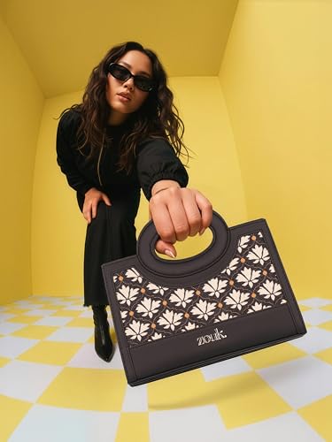 Image of ZOUK Zoe Sling Bag | Stylish Women's Crossbody Bags | Purse | Detachable Strap | Water-Resistant | Trendy Girls Side Bag | Compact & Chic