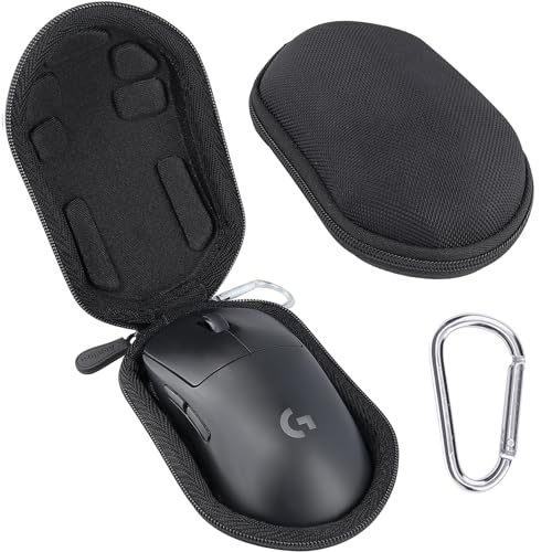 Logicool G ロジクール G G703h / G PRO / G304 / G PRO X SUPERLIGHT/G PRO X SUPERLIGHT 2 ゲーミングマウス ワイヤレス 専用収納ケース ブラック（ケースのみ）-Aenllosiの商品画像（Amazon）