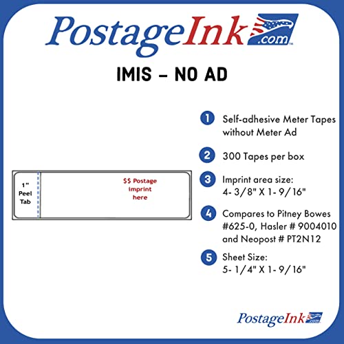 Postageink.com # IMIS - NO AD Postage Meter Labels for use with Most Postage Meters - Thumbnail 4