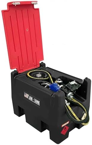 AM-TANK 58-gallon roto-molded polyethylene transport tank with 2-inch filling plug nozzle