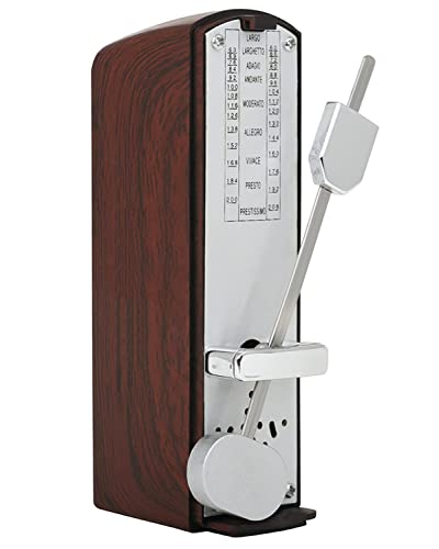 HYQNG Métronomes acoustiques électriques, métronome mécanique réglable pour Guitare, 60-208 Beat Part Beginners Trainer, Design Compact et léger pour Piano, Batterie, Violon, Guitare Cover