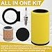 Podoy 1YW-14451-00-00 Air Filter Compatible with Yamaha Timberwolf 250 YFB250 Big Bear 350 Moto-4 250 350 Kodiak 400 Big Bear 4x4 1987-1999 with Oil Filter and Spark Plug
