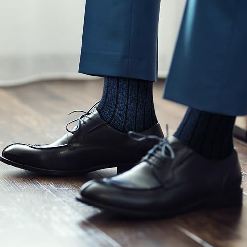 Image of Wool Socks for Women - Womens Wool Socks Winter Sock for men Warm Thick Knit Soft Vintage Casual Crew Sock