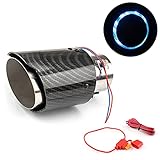 Modelos aplicables: tubo de escape recto con diámetro exterior inferior a 55 mm. El paquete incluye: 1 tubo de escape LED