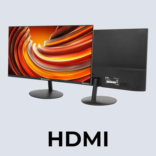 Image of ZEBRONICS 22 inch 75Hz Monitor with FHD 1080p, Free sync Support, HDMI, VGA, 250 Nits max, 16.7M Colors, Built-in Speakers and Slim Bezel Less Design ZEB-S22A