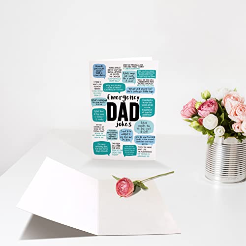 Chenive Funny Father's Day Card For Dad, Humorous Dad Birthday Card, Joker Greeting Card, Emergency Dad Jokes Card #TOP2