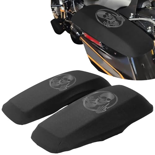 VPZMT Black Saddlebag Lid Covers for Harley Davidson Touring Road king, Road glide, Street glide, Electra glide 2024-Up Models