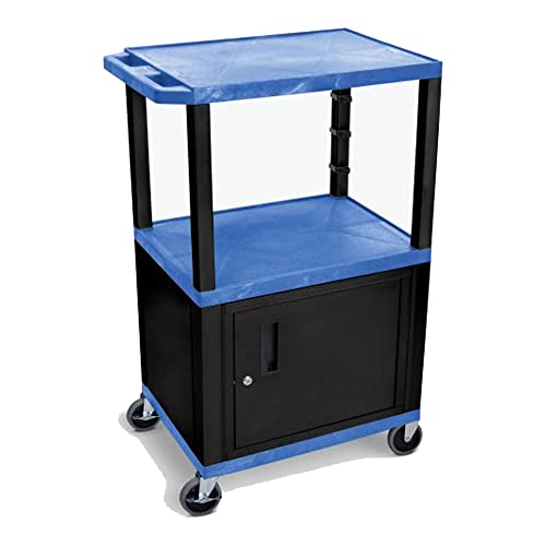 Luxor AV Cart, 42 Inch — WT42BUC2-B 42″H Shelves