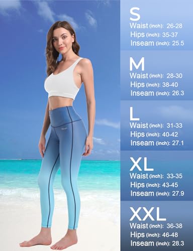 Image of Ubestyle UPF 50+ High Waist Women's Swim Pants Swim Leggings Swimming Tights Rash Guard Pants Sun Protective