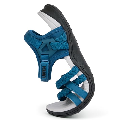 Image of UBFEN Womens Hiking Sandals Outdoor Comfortable Sport | Lightweight, Water Sandals, Adjustable Straps, Arch Support, Ideal for All-Day Wear, Beach, Vacation, Camping, Walking