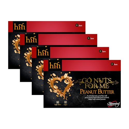 Slimming World Hi-fi bars - Peanut butter flavour 4 packs of 6 bars