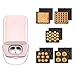 HYISHION Gaufrier, 800W Appareil à Croque Monsieur 3 en 1 pour Gaufrier, Grill et Sandwich avec Thermostat Réglable, 5 Plaques Antiadhésives et Détachable, Nettoyage très Facile,Rose,3Pcs