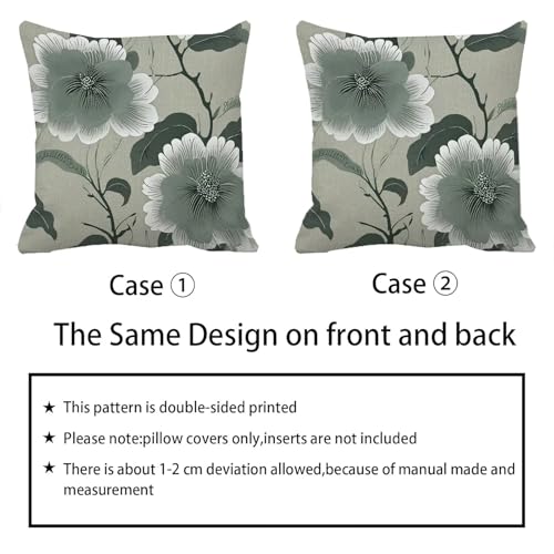 Coussin extérieur imperméable 50x50 fleur avec fermeture invisible - 5