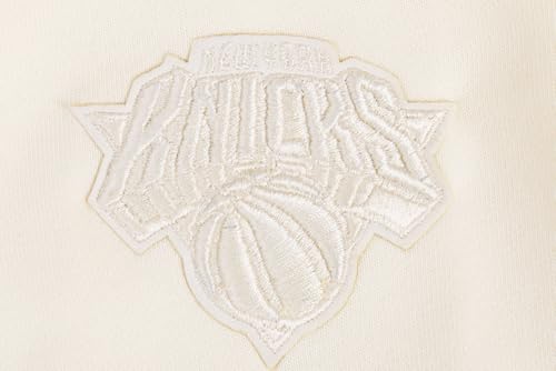 Pro Standard Womens NBA New York Knicks Neutral Soft Brushed French Terry Crewneck Sweatshirt Eggshell Xs by Pro Standard - Used condition - Image 4