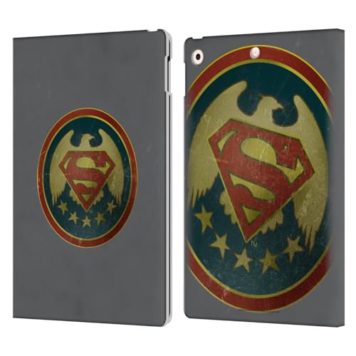 Étui portefeuille iPad 10.2 en cuir Superman Head Case Designs pour protection au quotidien