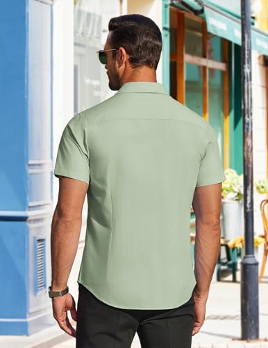 COOFANDY Mens Dress Shirts Soft Modal Business Casual Button Down Shirts Lightweight Spring Summer Shirts3
