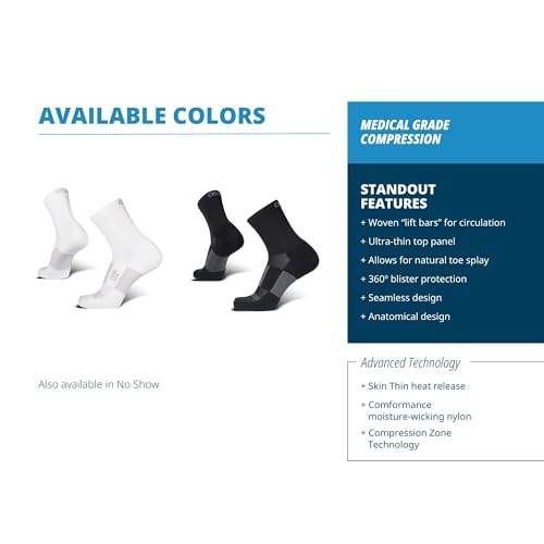 OS1st TA4 Thin Air 3/4 Length Running Socks with special ventilation feature for men & women, lightweight & breathable design4