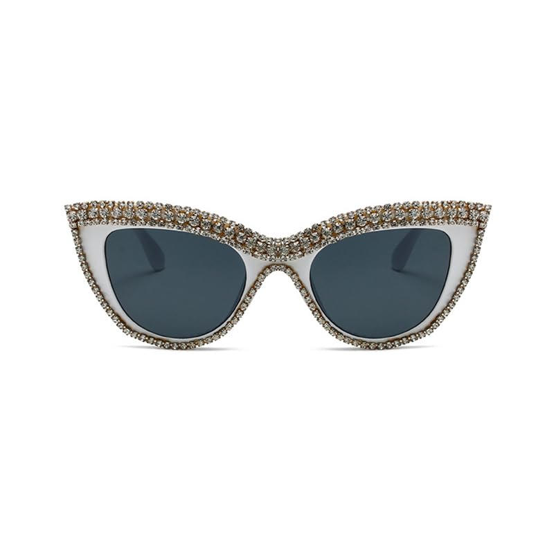 Oversized Cat Eye Rhinestone Sunglasses, Sparkly Bling Crystal Shades for Women, Fashion Sunglasses With UV Protection3