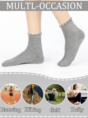 Image of 6 Pairs Japanese Toes Separated Socks for Men Women Unisex