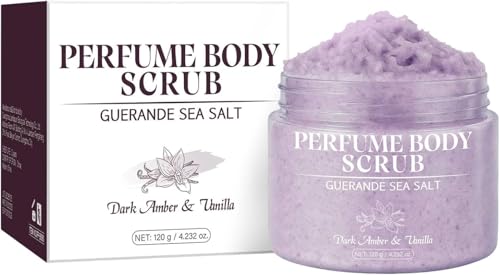 Exfoliante corporal con perfume de sal marina para mujer,cuidado de la piel suave y revitalizante,hidratante,vegano,hidratante y nutritivo,elimina las células muertas de la piel para hombres y mujeres
