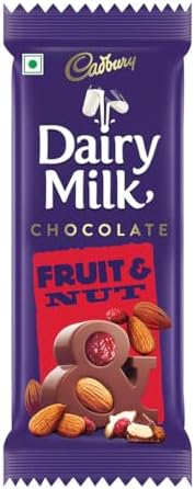 Cadbury Dairy Milk Fruit and Nut Chocolate Bar, 75 g