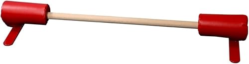 Tumbl Trak Barra de gimnasia de entrenamiento de piso, 4 pies, color rojo