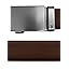 Gun Metal Buckle & Chocolate Brown Leather