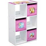 Delta Children 6 Cubby Storage Unit, Disney Princess