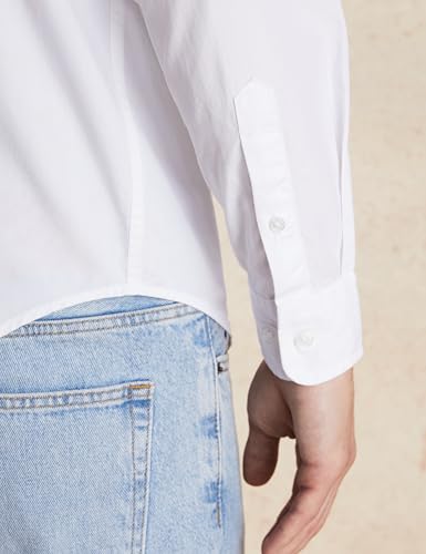 Image of Amazon Brand - Symbol Men's Solid Oversized Cotton Casual Shirt | Plain | Full Sleeve (Available in Plus Sizes)