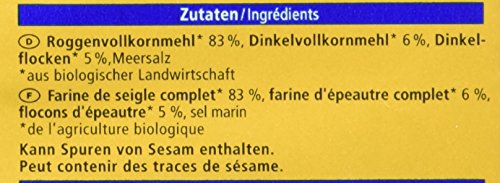 Alnatura Bio Knäckebrot Roggen und Dinkel, 250 g