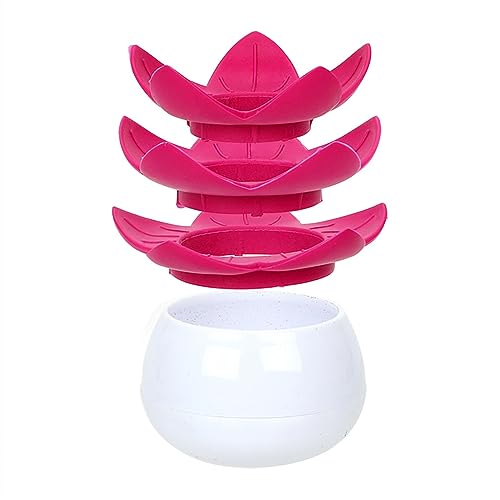 Distributeur de cure-dents rose porte-coton-tige étanche - 7