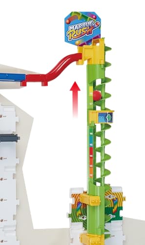 VTech Marble Rush Free Fall Vertical Set, Construction Set for Kids 93 Building Pieces & 10 Marbles, Interactive Building Toy - Image 4