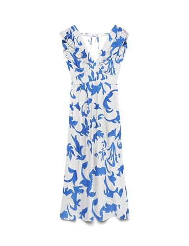 Robe de cheville fluide Vero Moda Vmeasy Joy sans manches en taille L couleur bleue