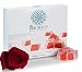 Marmara Authentic Turkish Delight with Rose /Sweet Confectionery Gourmet Gift Box Candy Dessert,Net Wt. 4.4 ounces