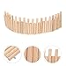 Milisten Indoor Pet Wooden Hedgehog Ladder Fence Animal Cage Accessory for Hamsters Chinchillas Guinea Pigs Natural Chew to Keep Pets Active Entertained