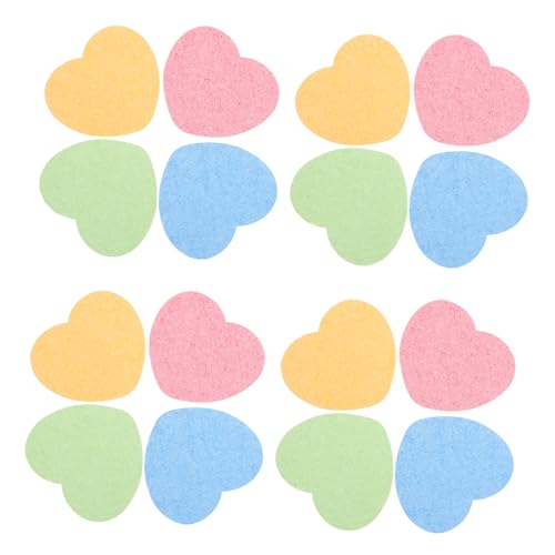 OATIPHO 20pcs Face Cleaning Sponges Cleaning Sponges Powder Face Washing Tool Wood Pulp Cotton