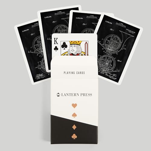 Baraja de poker Blackboard Patent con 52 cartas miniatura 6