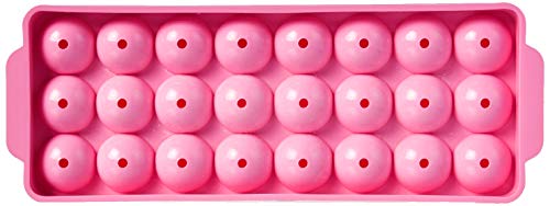 Molde esferas de hielo Hutzler 24 bolas rosa miniatura 2