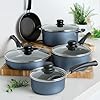 CNEIESD 9-Piece Blue Nonstick Cookware Set – Affordable & Versatile for Home Kitchens #2