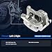 Autoround Front Disc Brake Caliper Assembly with Bracket fit for Toyota Corolla/Matrix, Pontiac Vibe 2003 2004 2005 2006 2007 2008 Both Driver Passenger Side, Replacement # 19B2698 19B2699