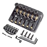 Construcción de calidad: el puente es de aproximadamente 5 x 55,5 mm de tamaño y viene en un elegante color negro, añadiendo calidad y estética a la configuración de tu guitarra.