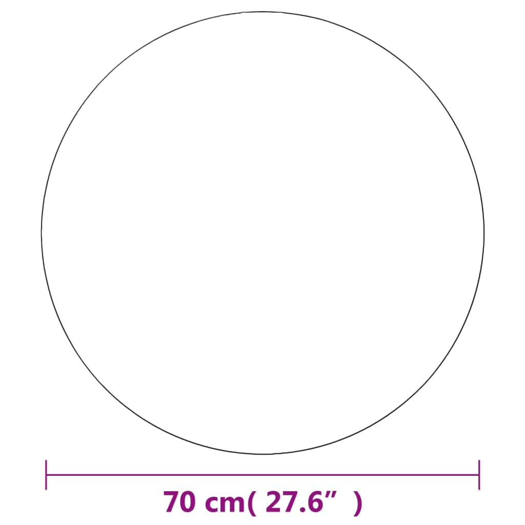 Wandspiegel rund 70 cm Glas 2 Stück, dekorativer Wandspiegel für Wohnzimmer Schlafzimmer Bad, vielseitiger Kosmetikspiegel für Styling Schminken Rasur, einfache Montage mit Zubehör
