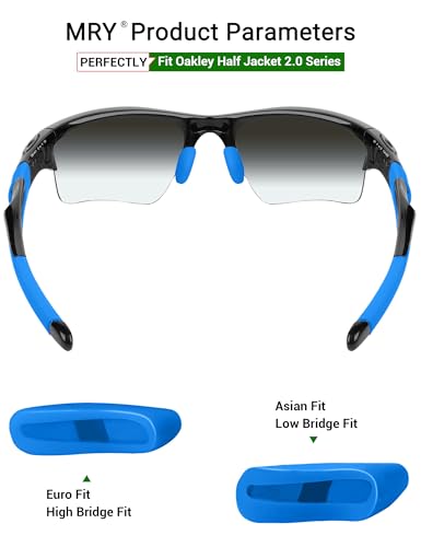 Image of Mryok Replacement Earsocks Nosepieces Kits for Oakley Half Jacket 2.0 /2.0 XL