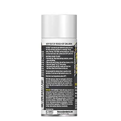 Flex Seal Mini, White, Stop Leaks Instantly, Waterproof Rubber Spray On Sealant Coating, Travel Size, Perfect for Gutters, Wood, RV, Campers, Roof Repair, Skylights, Windows, and More