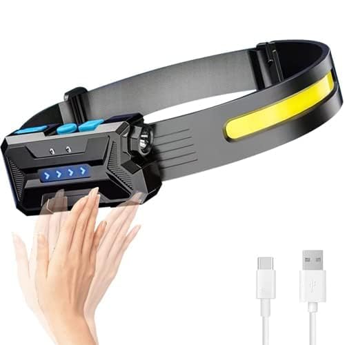 Long Range Adjustable Headlamp with Different Light Modes Best for Camping, Trekking and Outdoor Activities (Rechargeable,T-28-01)-image-14