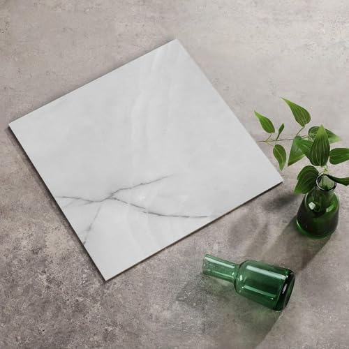 YukaSPC フロアタイル 大理石 置くだけ 床 シート (グレーX赤 型番号030) の商品画像 1